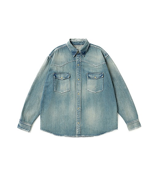 Vintage Western Denim Shirts［26AAP-02-19］【2026AW】【26STYLE2】【SOLDOUT】