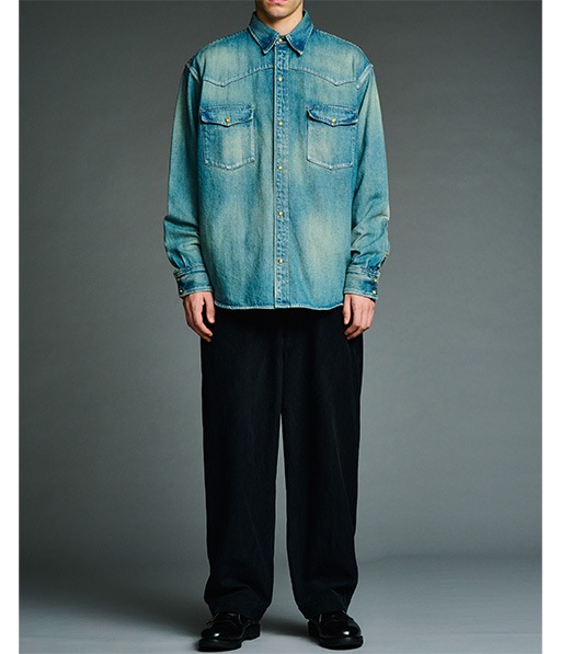 Vintage Western Denim Shirts［26AAP-02-19］【2026AW】【26STYLE2】【SOLDOUT】