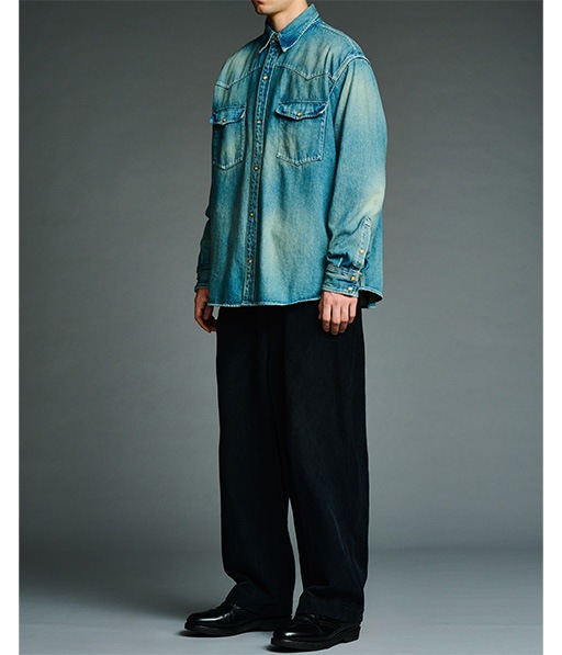 Vintage Western Denim Shirts［26AAP-02-19］【2026AW】【26STYLE2】【SOLDOUT】
