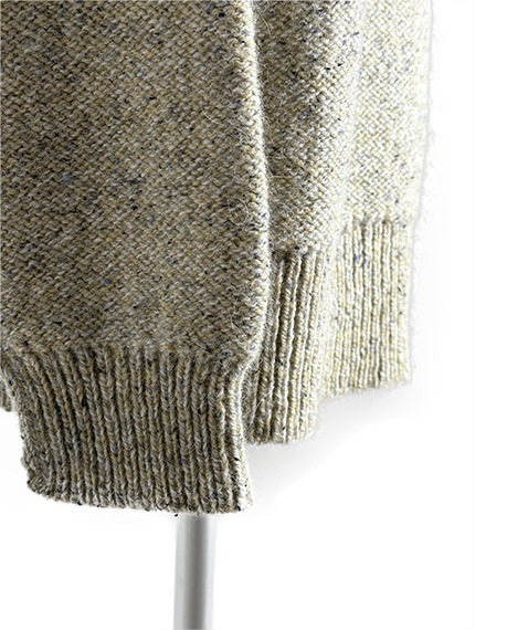 British Wool Half Zip Knit Made by macalastair［6033-1301］