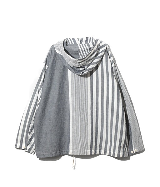 Cagoule Shirt - Stripe Cotton Chambray［SW034］【2026SS】