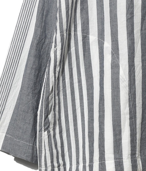 Cagoule Shirt - Stripe Cotton Chambray［SW034］【2026SS】