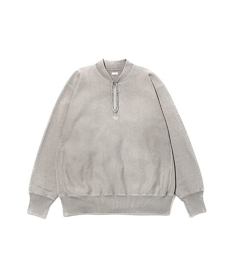Vintage Half Zip Rib Collar Sweatshirt［25AAP-05-07］【2025AW】【25STYLE2】