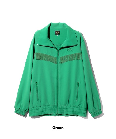 《SALE》Fringe Track Jacket - Poly Kersey［OT198］Green