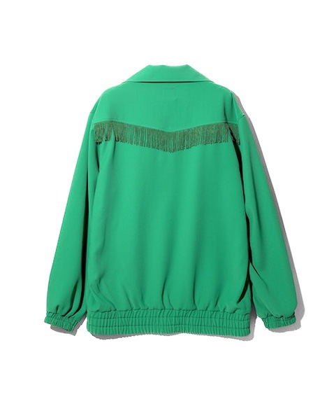 《SALE》Fringe Track Jacket - Poly Kersey［OT198］Green