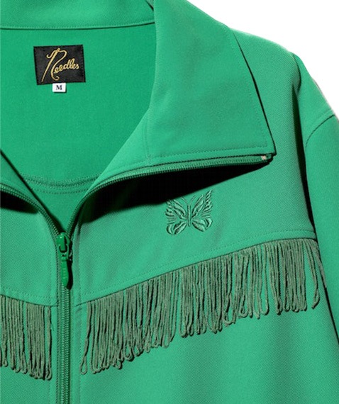 《SALE》Fringe Track Jacket - Poly Kersey［OT198］Green