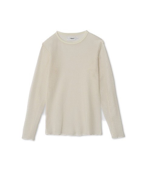 《SALE》COTTON POLYESTER MESH LONG SLEEVE T-SHIRT［25SCT-#822S］【2025SS】
