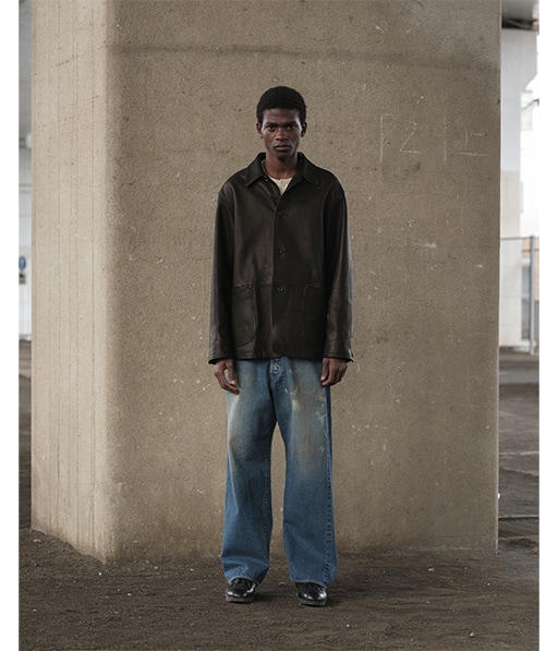 AGING WASHED SELVEDGE DENIM 5P PANTS［UPJ08-LC273-V］］【2026AW】【SOLDOUT】