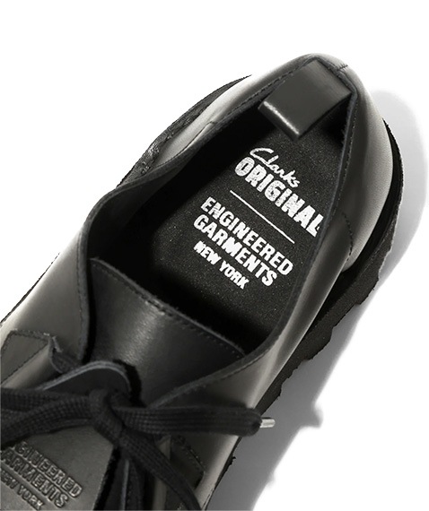 EG × CLARKS ORIGINALS Desert Khan EG［QT375］Black Smooth【2025SS】