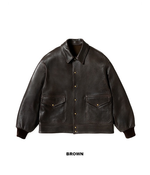 Leather A-1 Flight Jacket［26SAP-01-48］【2026SS】【26STYLE1】【SOLDOUT】
