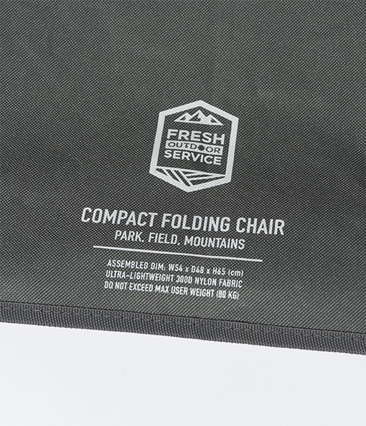 COMPACT FOLDING CHAIR［FSP262-99005］【2026SS】