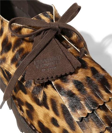 EG × CLARKS ORIGINALS Desert Khan EG［QT375］Leopard Printed Pony【2025SS】