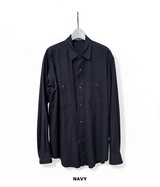 BRUSHED ORGANIC COTTON TENCEL SNAP SH［16552 50416］【2025AW】