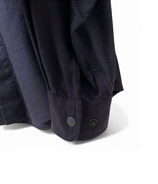 BRUSHED ORGANIC COTTON TENCEL SNAP SH［16552 50416］【2025AW】
