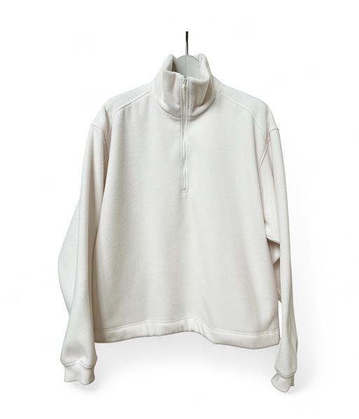 RECYCLE POLYESTER FLEECE HALF ZIP P/O［16552 66406］【2025AW】