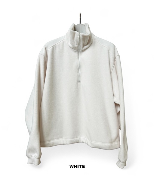 RECYCLE POLYESTER FLEECE HALF ZIP P/O［16552 66406］【2025AW】
