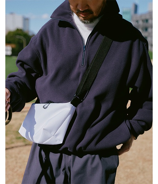 RECYCLE POLYESTER FLEECE HALF ZIP P/O［16552 66406］【2025AW】