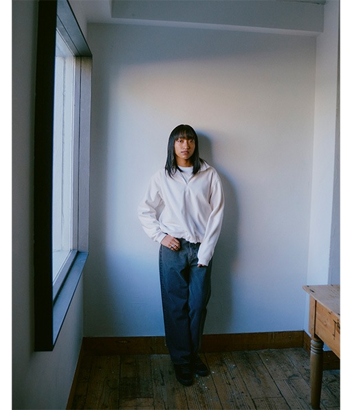 RECYCLE POLYESTER FLEECE HALF ZIP P/O［16552 66406］【2025AW】