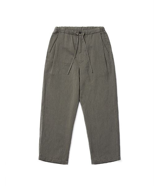 WASHED C/L CORKSCREW DRAWSTRING PANTS［UPT76-LA235-B］【2026SS】【SOLDOUT】