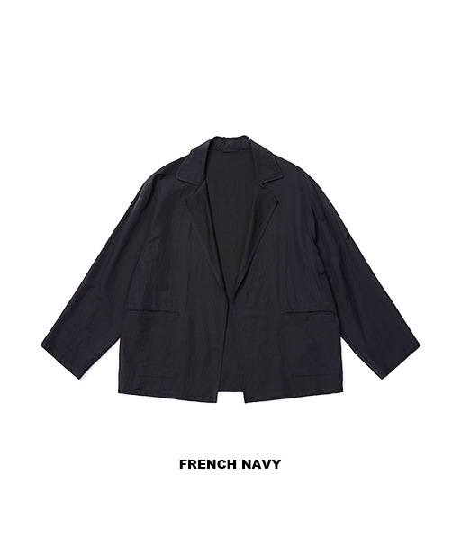 WASHED WOOL SILK TWILL SH-JKT［USH68-LA213-A］【2026SS】