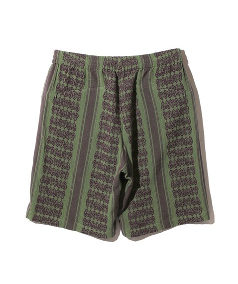 SALEBasketball Short - Papillon Stripe Dobby Jq.MR243Green