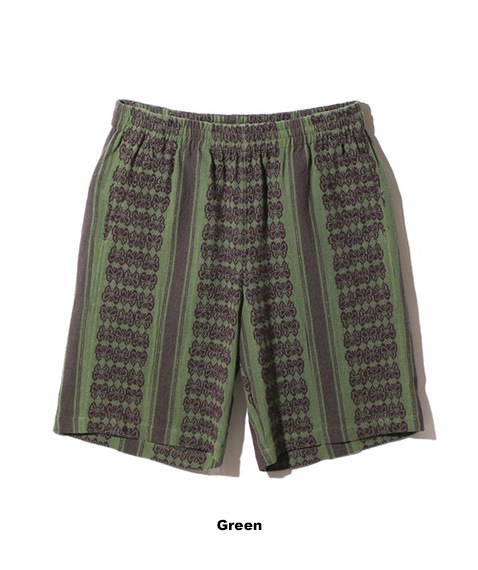 SALEBasketball Short - Papillon Stripe Dobby Jq.MR243Green2023SS