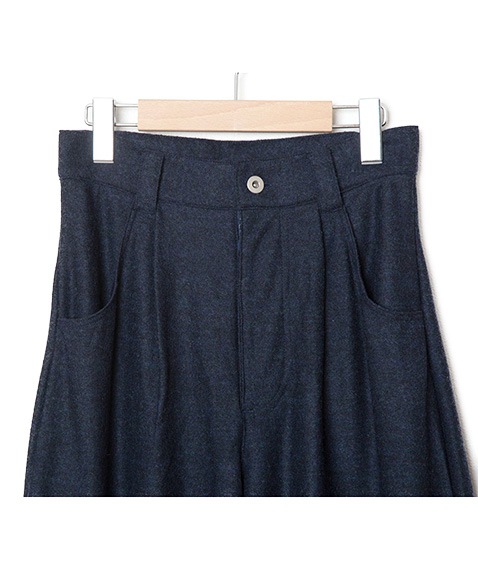 《SALE》Erode Knit Wide Pants［bsd23AW-10］NAVY