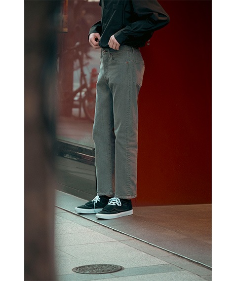 《SALE》BLACK DENIM PANTS［015FD251009］FADE【2025SS】