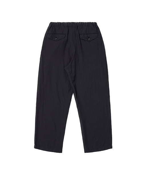 WASHED WOOL SILK TWILL DRAWSTRING PANTS［UPT76-LA231-A］【2026SS】