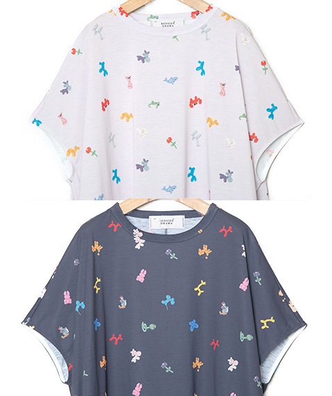 《SALE》Arts Relax Tee［BSD25SS-19］風船柄【2025SS】