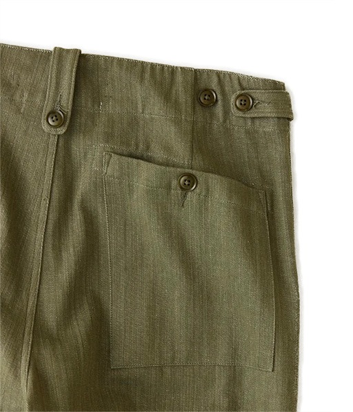 《SALE》UK Green Denim Field Trousers［6043-1403］
