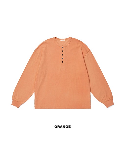 FADED TWIST TENJIKU HENLEY-NECK TOP［UCS107-LA244］【2026SS】