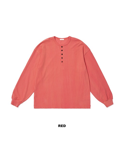 FADED TWIST TENJIKU HENLEY-NECK TOP［UCS107-LA244］【2026SS】