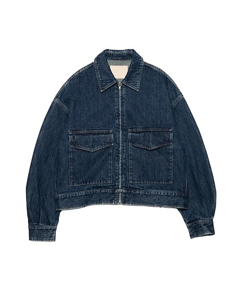 Women's Selvage Denim Zip Jacket - DARK FADE［GL253-20057DB］【2025AW】【SOLDOUT】