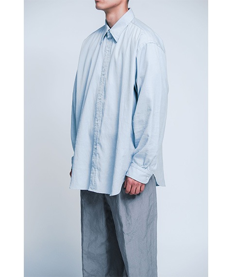 Double Weave Twill Regular Collar Shirt［25SAP-02-10H］【2025SS