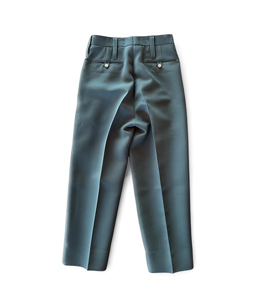 《SALE》HEAVY WOOL ＆ SILK 1-TUCK WIDE TAPERED SLACKS［IT25S061］