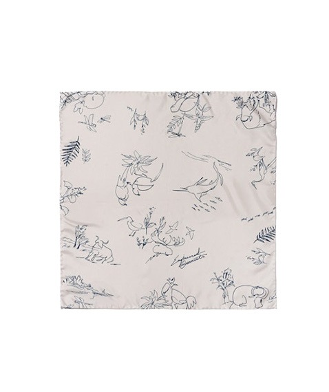 Neckerchief - Silk Animal Print［QT284］【2025SS】【SOLDOUT】