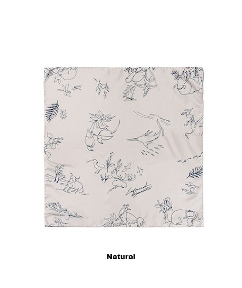 Neckerchief - Silk Animal Print［QT284］【2025SS】【SOLDOUT】