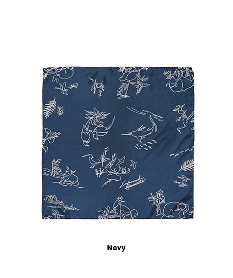 Neckerchief - Silk Animal Print［QT284］【2025SS】【SOLDOUT】