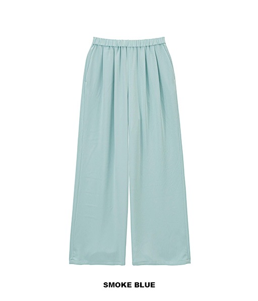 Satin Easy Wide Pants［GL261-40075C］【2026SS】