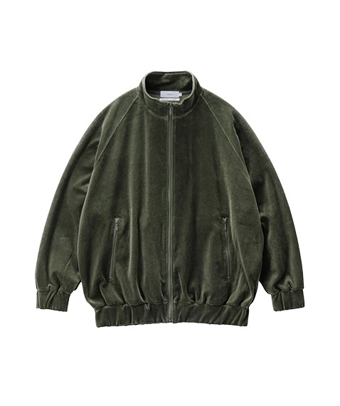 Compact Velour Track Jacket［GM253-70404］【2025AW】【SOLDOUT】
