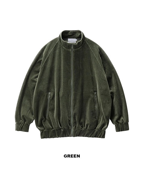 Compact Velour Track Jacket［GM253-70404］【2025AW】【SOLDOUT】