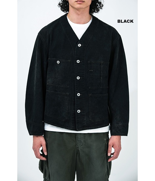 Vintage Black Denim Emgineer Jacket［26SAP-01-45］【2026SS】【26STYLE1】【SOLDOUT】