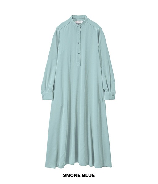 Satin Band Collar Dress［GL261-60074C］【2026SS】