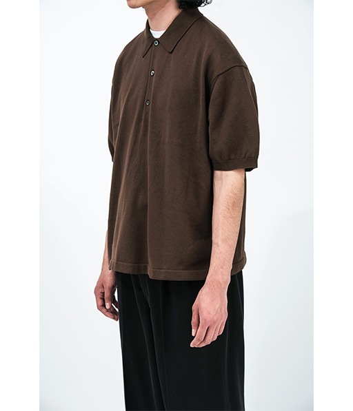 Cotton Knit S/S Polo Shirt［26SAP-03-02］【2026SS】【26STYLE1】【SOLDOUT】