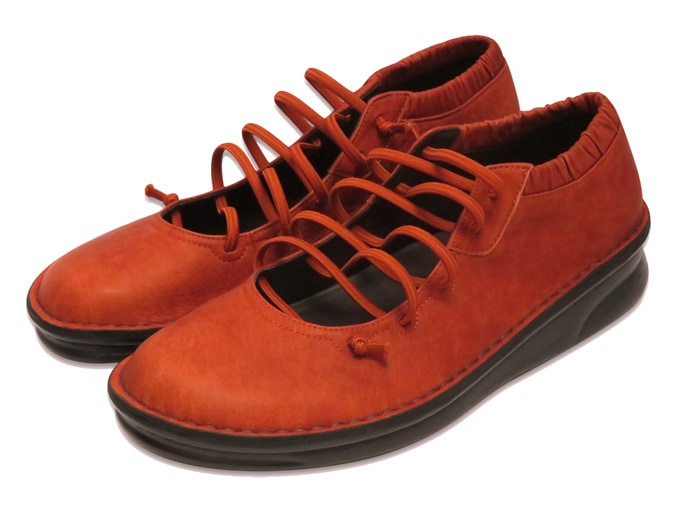 【入手困難】 コムデギャルソン 指ペイントレザーシューズ フラットシューズ 入手困難】 コムデギャルソン 指ペイントレザーシューズ フラットシューズ