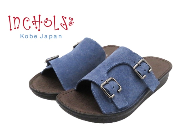 関税/送料込◆Vela フラットサンダル No.8915☆フラットベルトサンダル☆本革☆日本製