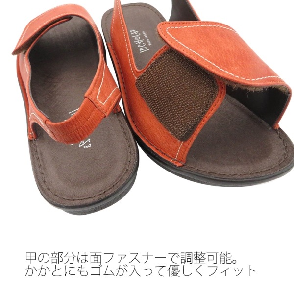 【MUCENT】ネオループ オープンバック クロップドT★大人気★ No.8910☆オープントゥバックストラップサンダル☆本革☆日本製