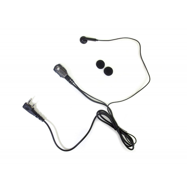 イヤホン付クリップマイクロホン（ケンウッド用　KENWOOD用）イヤーパッド2個付