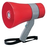 6W防滴形メガホン（サイレン音付コンパクト型）